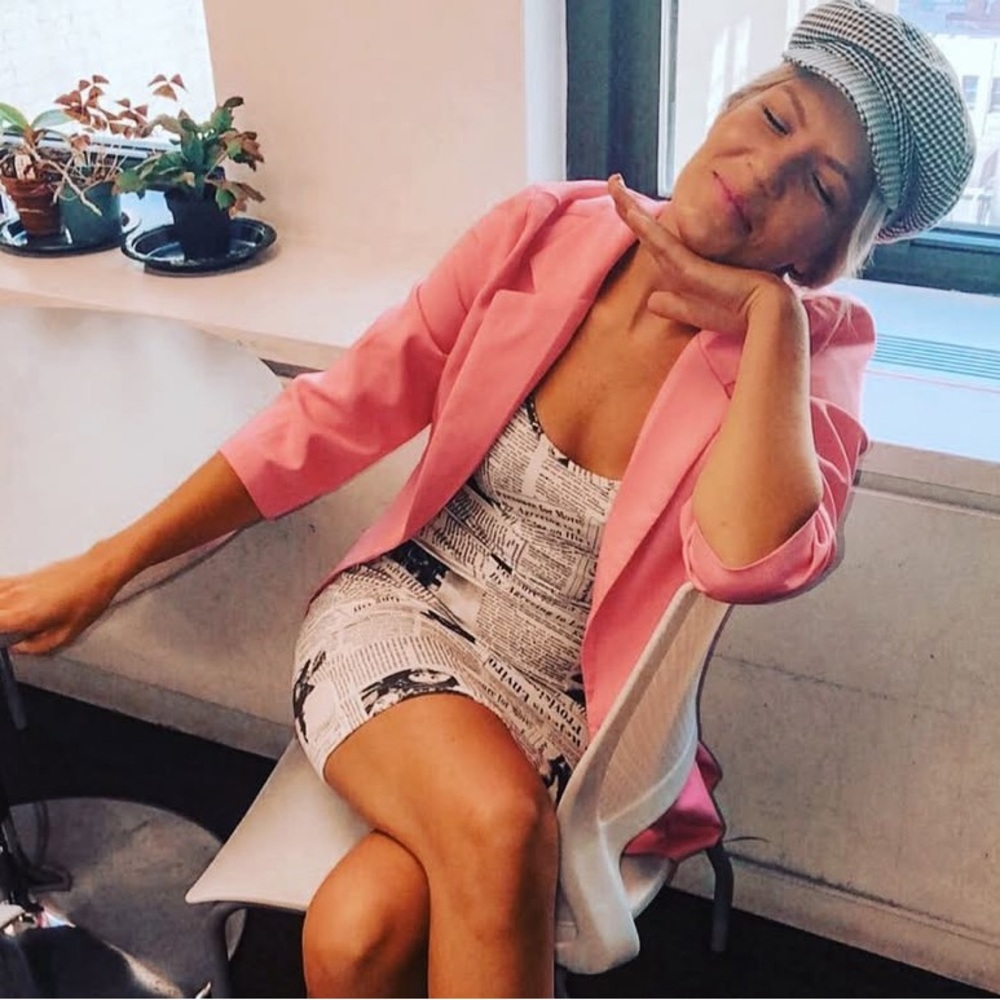 Stylish Pink Blazer